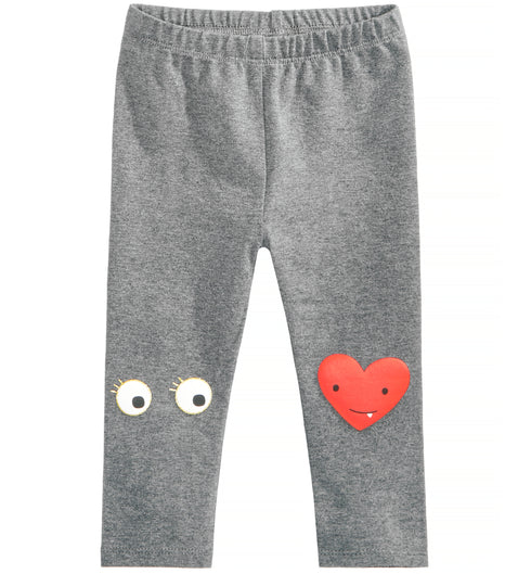 Baby Girls Graphic-Print Leggings